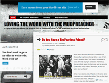Tablet Screenshot of mudpreacher.org